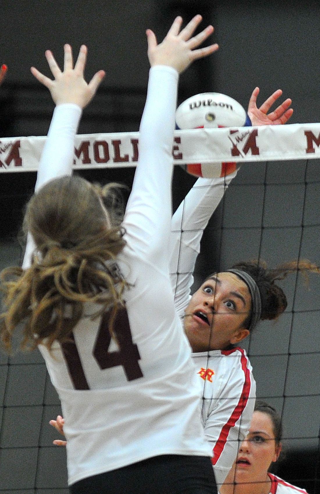 Rock Island vs Moline volleyball